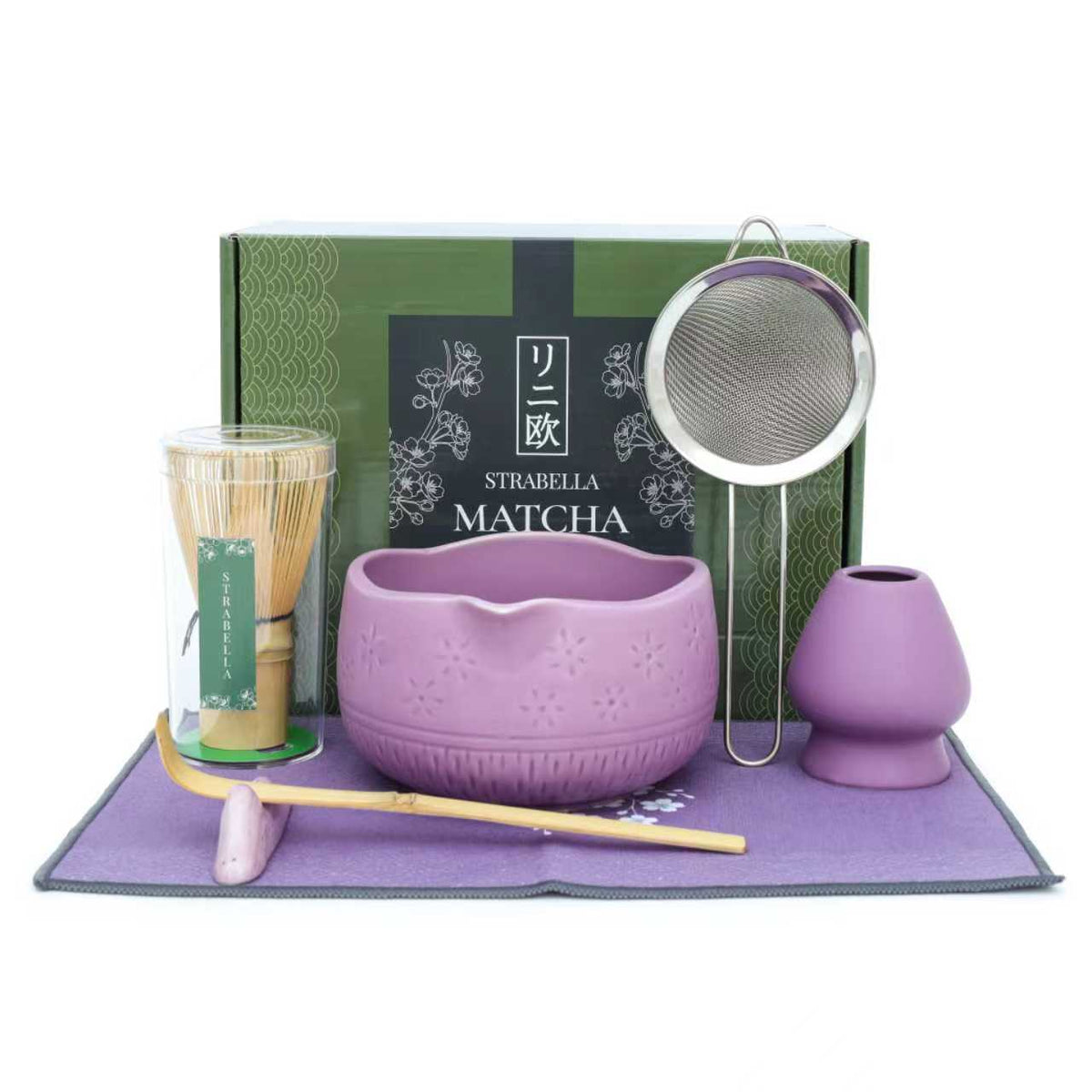 Matcha Set — Bamboo Whisk & Ceramic Bowl