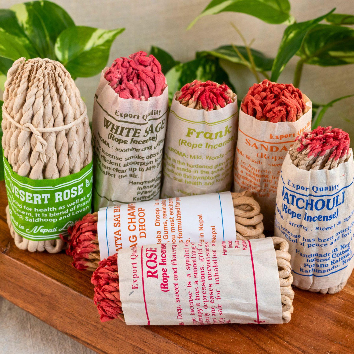 Rope Incense Sampler — 7 Scents