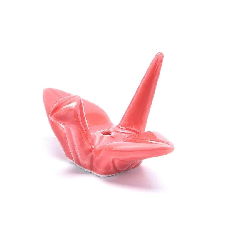 Paper Crane Incense Stand