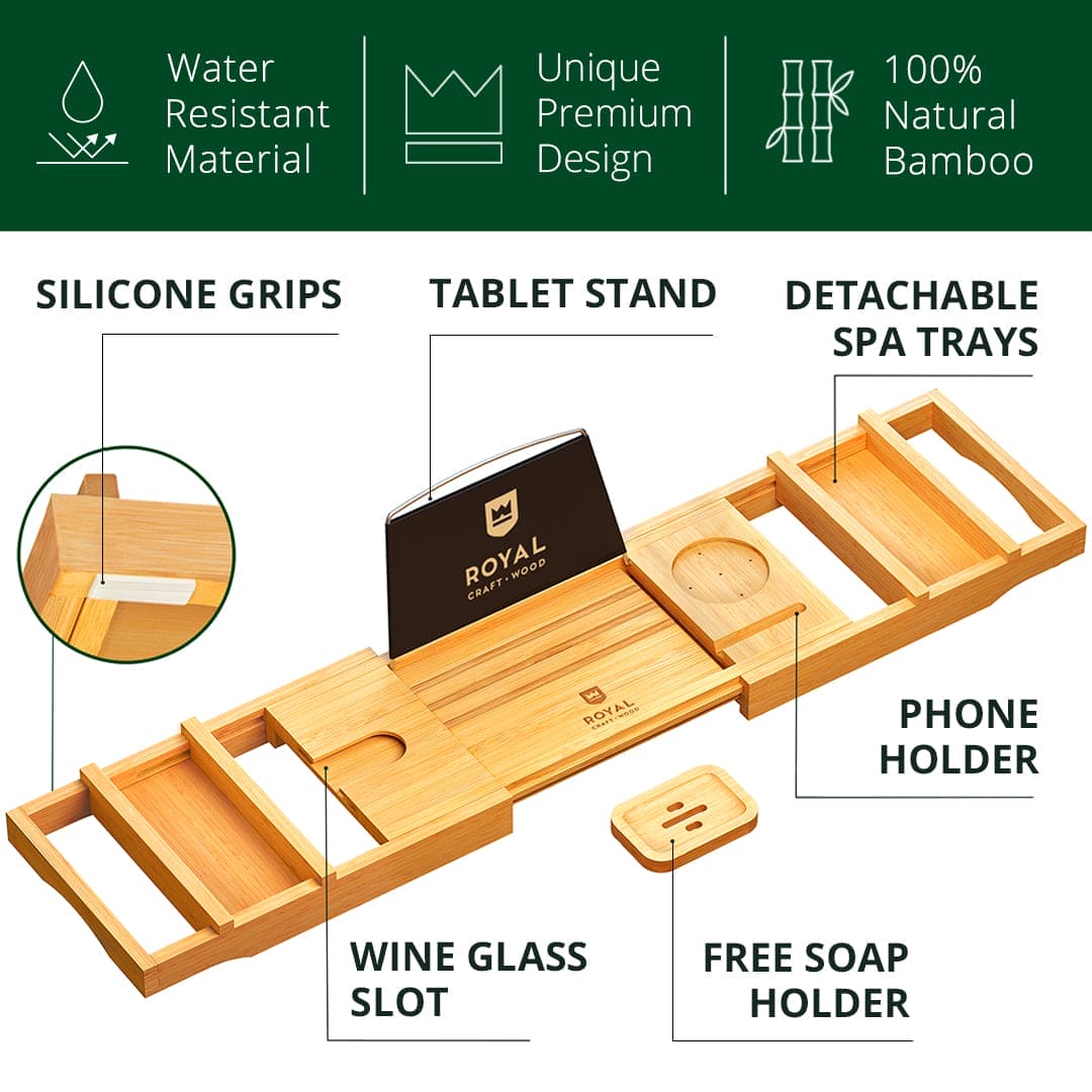 Bamboo Bath Tray