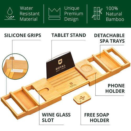 Bamboo Bath Tray